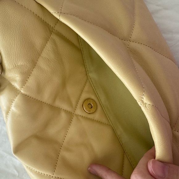 Yellow leather bag - Picture 7 of 8